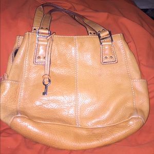 Vintage Leather Fossil Shoulder bag